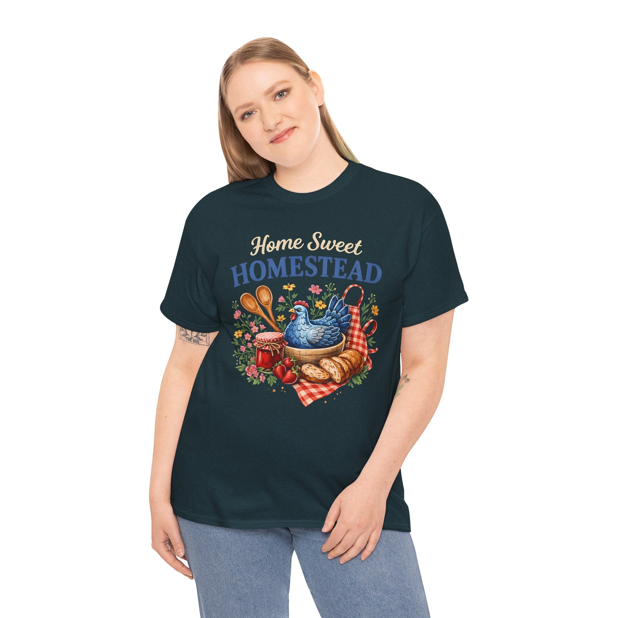 Home Sweet Homestead T‑Shirt — Rustic Farmhouse Kitchen Design