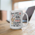 Once Upon a Time Mug — "There Was a Girl Who Really Loved Dogs & Chickens" 15oz