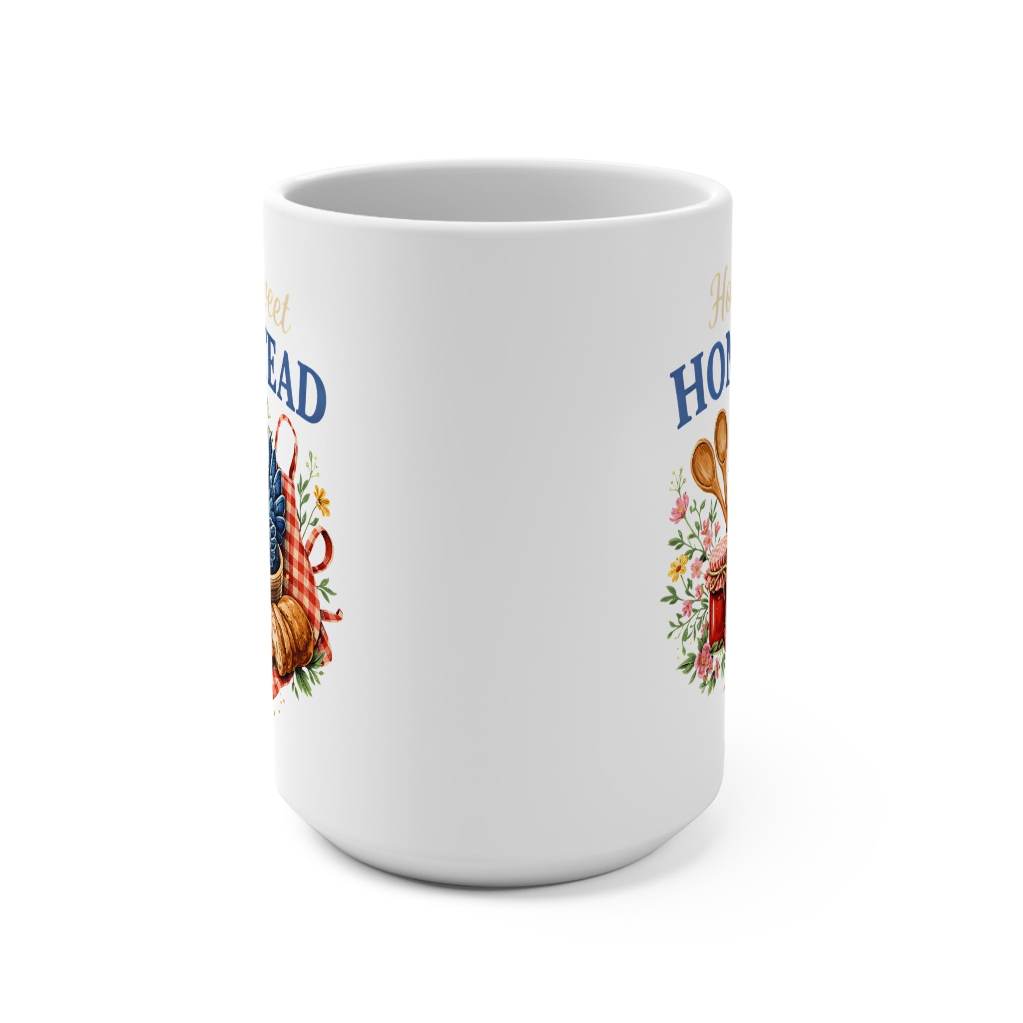 15oz Mug - "Home Sweet Homestead" Country Kitchen Ceramic Coffee Cup