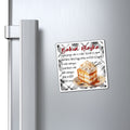 Baked Alaska Recipe Magnet — Vintage Dessert Kitchen Fridge Magnet