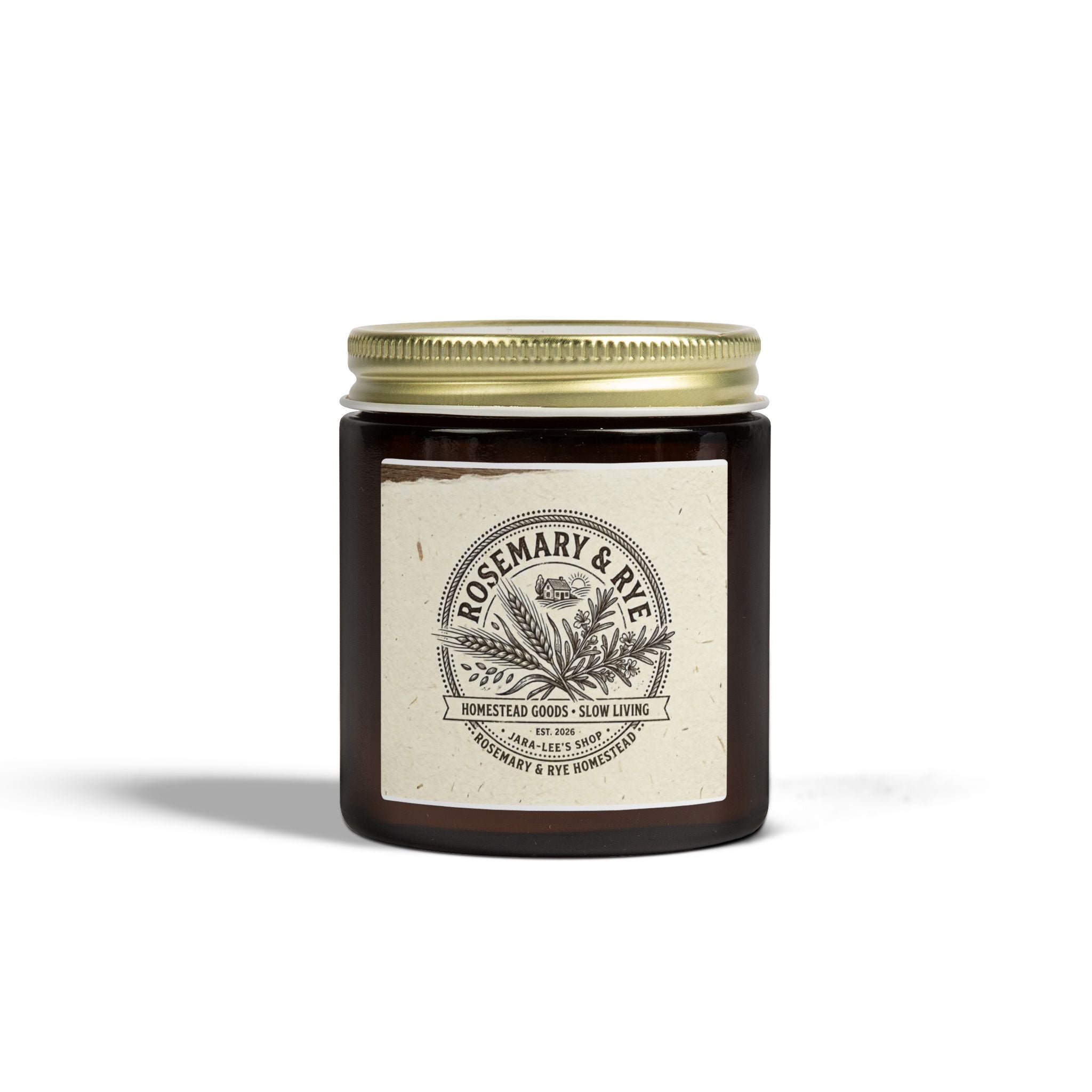 Coconut Apricot Scented Candle — 4oz & 9oz Glass Jar (Coconut Apricot Wax)