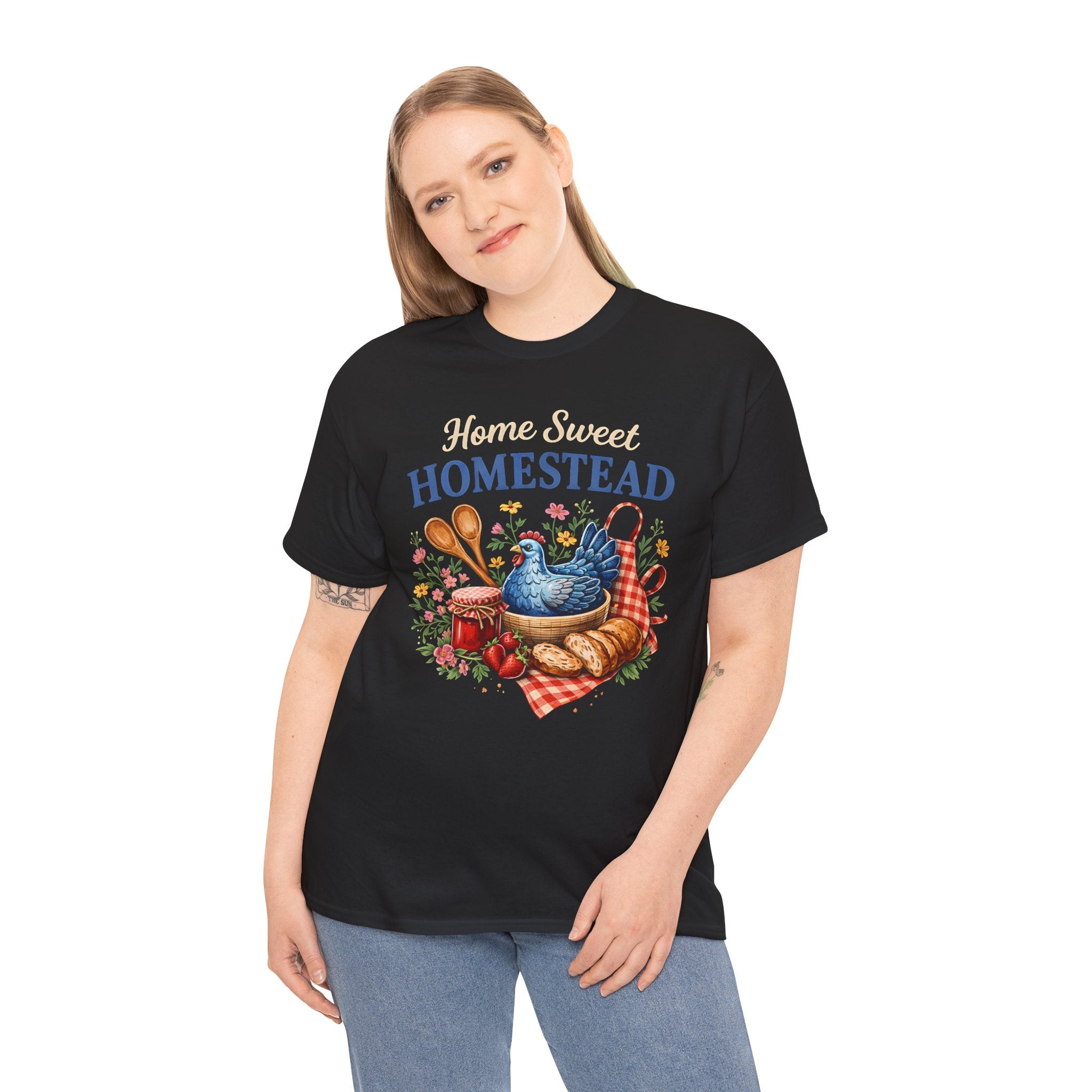 Home Sweet Homestead T‑Shirt — Rustic Farmhouse Kitchen Design