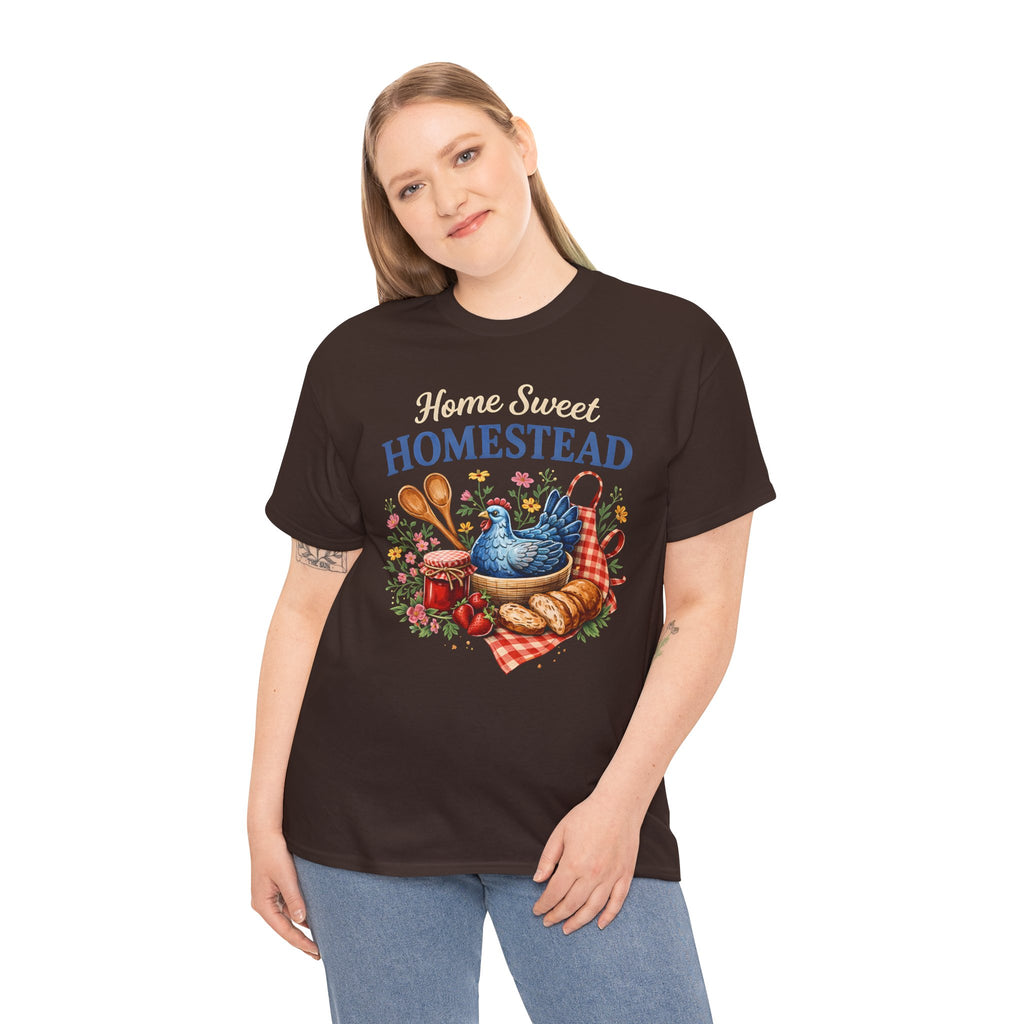 Home Sweet Homestead T‑Shirt — Rustic Farmhouse Kitchen Design